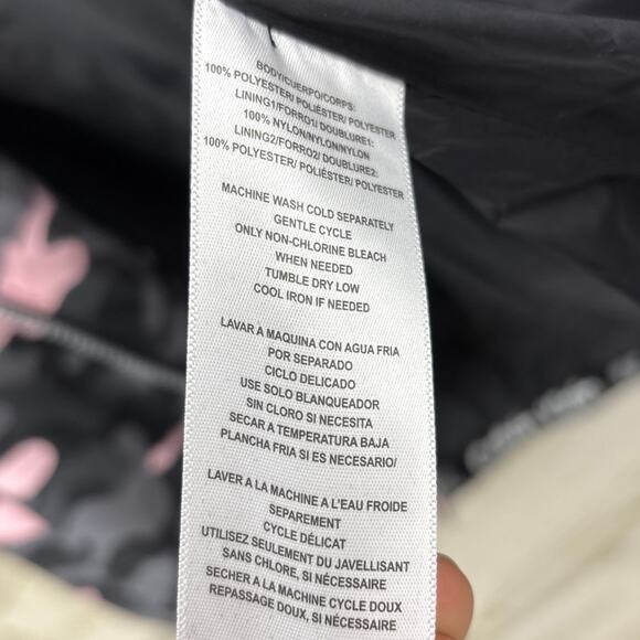 Calvin Klein Women’s XS Pink Camo zip up Hooded Performance Jacket Coat NWT - Picture 4 of 8